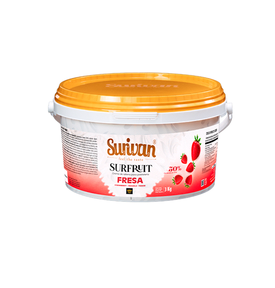 Relleno y Cubierta Fresa 50%  / 3 kg