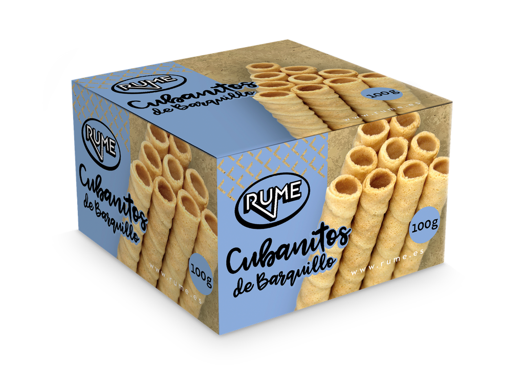 Cubanitos caja  de 100 g.