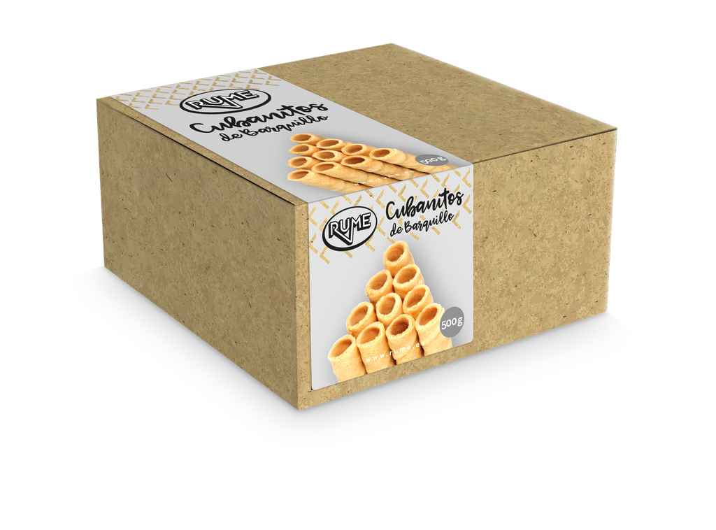 Cubanitos de Barquillo RuMe c/500 grs
