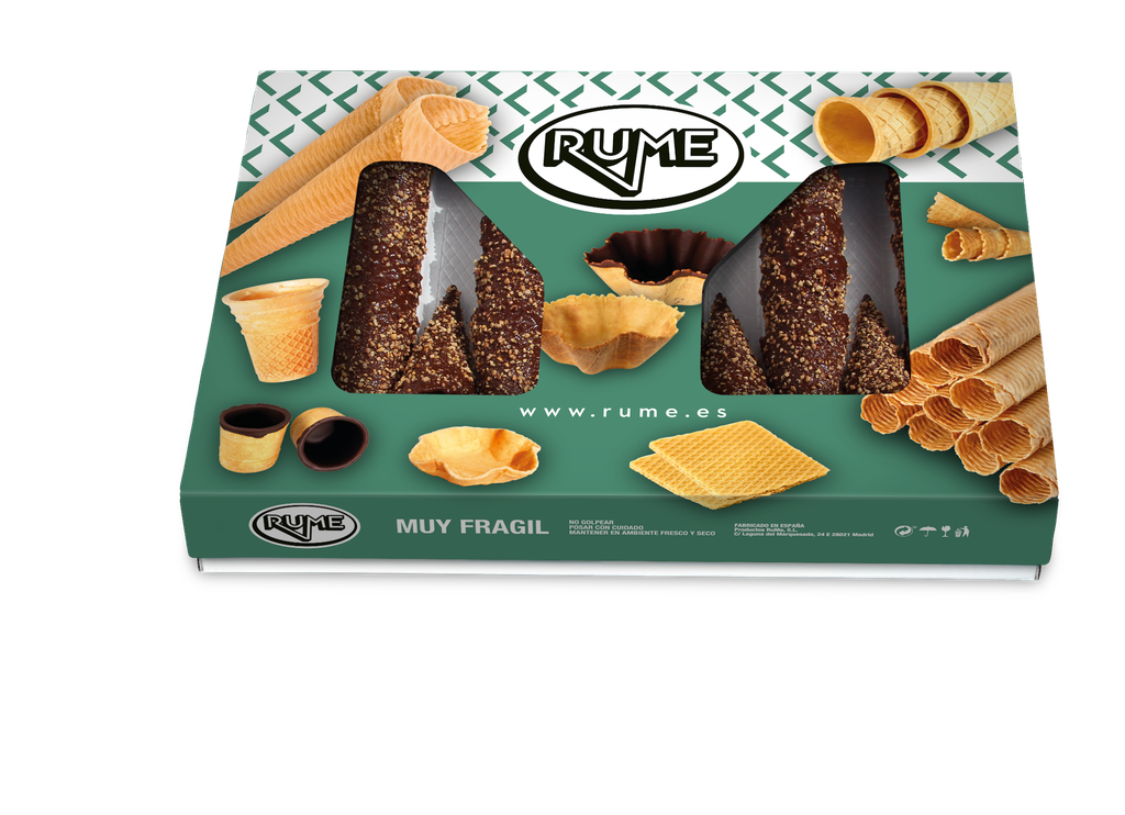 Cono Pastel Crocant 50 Cash 35 Ud.