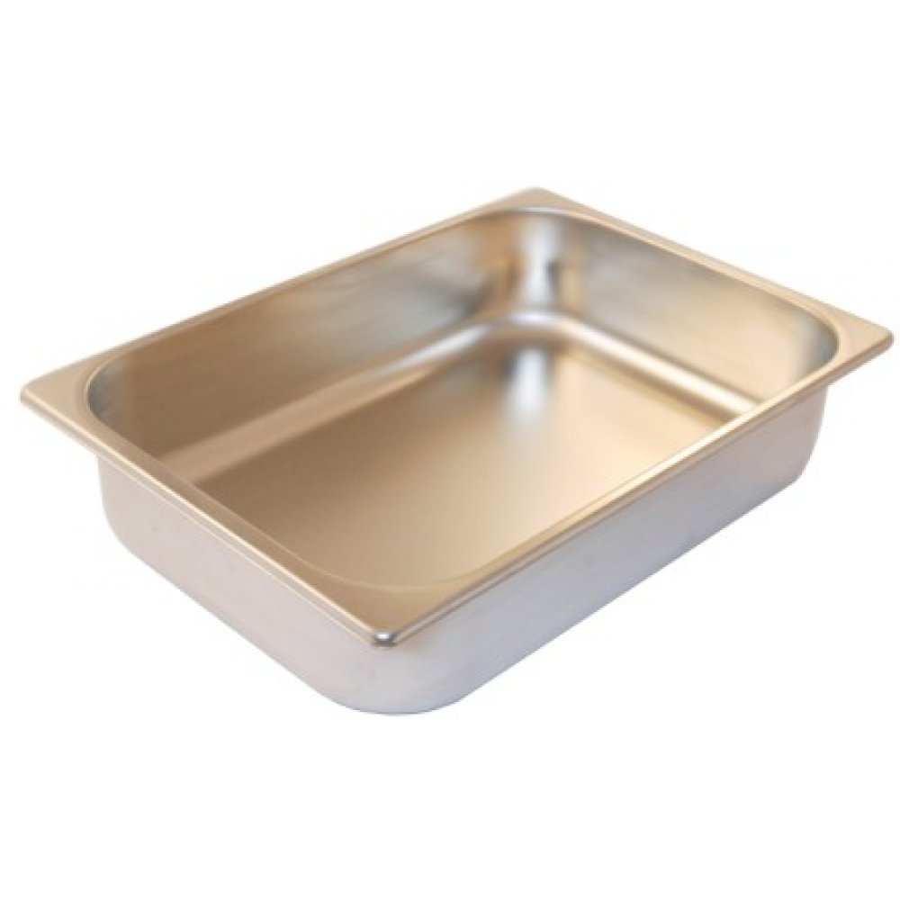 Cubeta Vitrina Inoxidable 360x250  H 75 mm